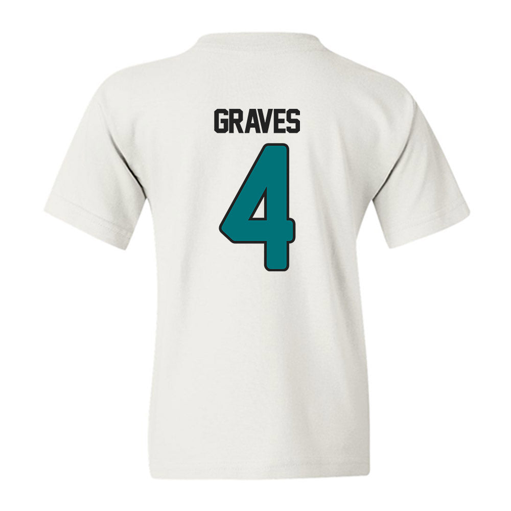 Coastal Carolina - NCAA Football : Bryson Graves - Replica Shersey Youth T-Shirt-1