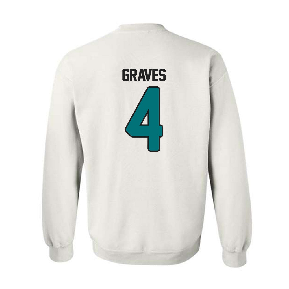 Coastal Carolina - NCAA Football : Bryson Graves - Replica Shersey Crewneck Sweatshirt-1