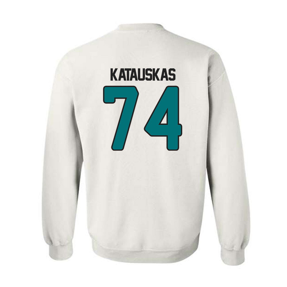 Coastal Carolina - NCAA Football : Jacob Katauskas - Replica Shersey Crewneck Sweatshirt