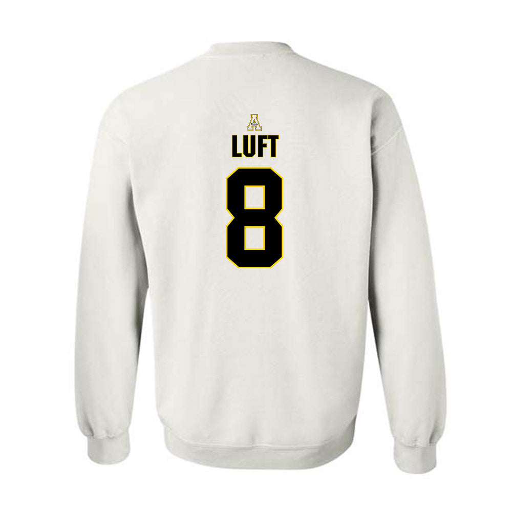 App State - NCAA Baseball : Riley Luft - Replica Shersey Crewneck Sweatshirt-1