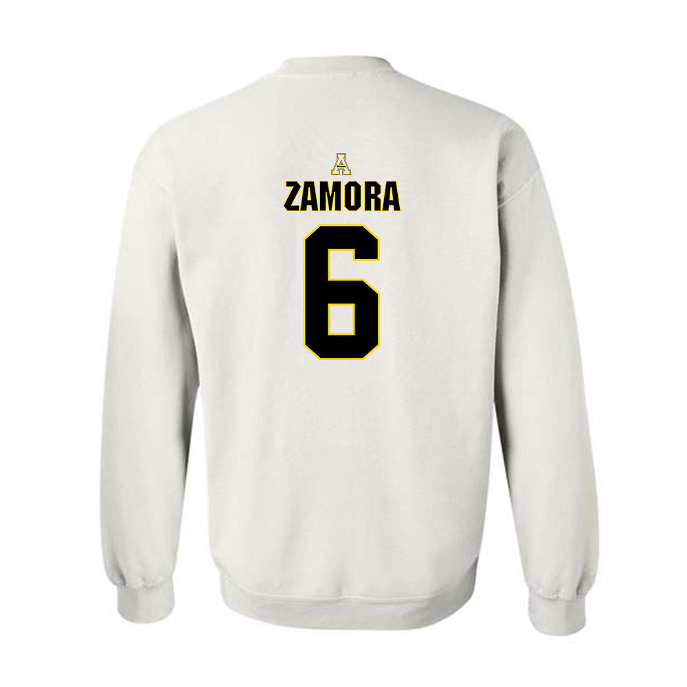 App State - NCAA Baseball : Joseph Zamora - Replica Shersey Crewneck Sweatshirt-1