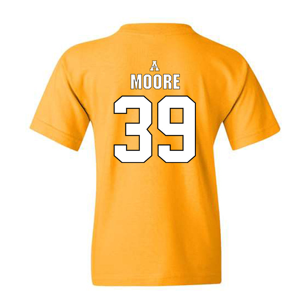 App State - NCAA Football : Jackson Moore - Youth T-Shirt