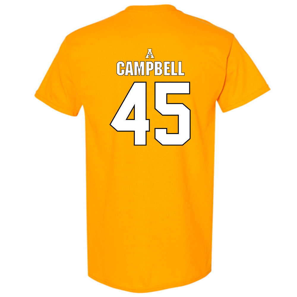 App State - NCAA Football : Nick Campbell - T-Shirt