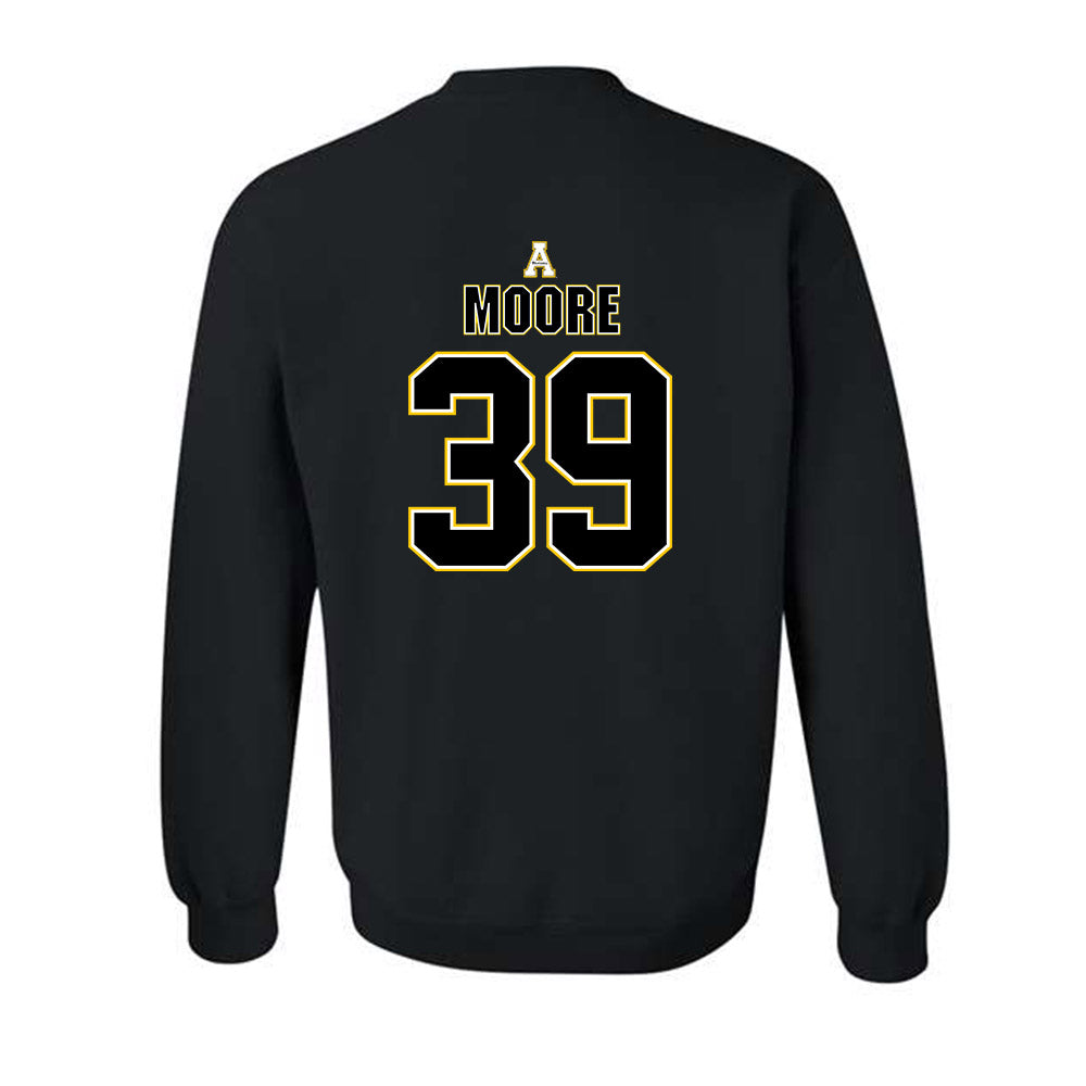 App State - NCAA Football : Jackson Moore - Replica Shersey Crewneck Sweatshirt