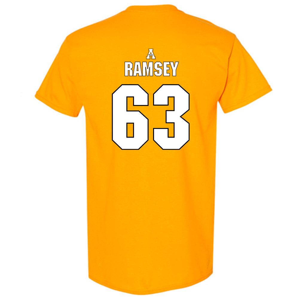 App State - NCAA Football : Jayden Ramsey - Replica Shersey T-Shirt