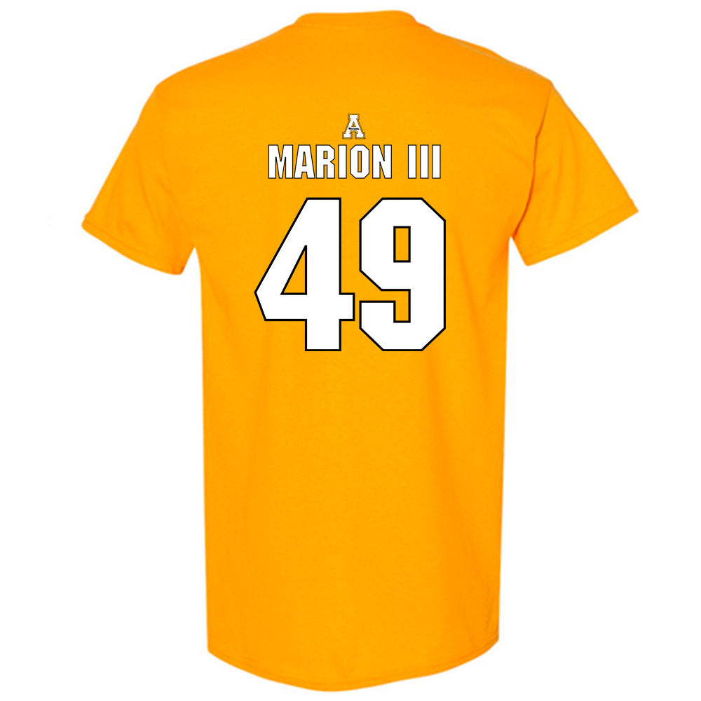 App State - NCAA Football : Randy Marion III - Replica Shersey T-Shirt