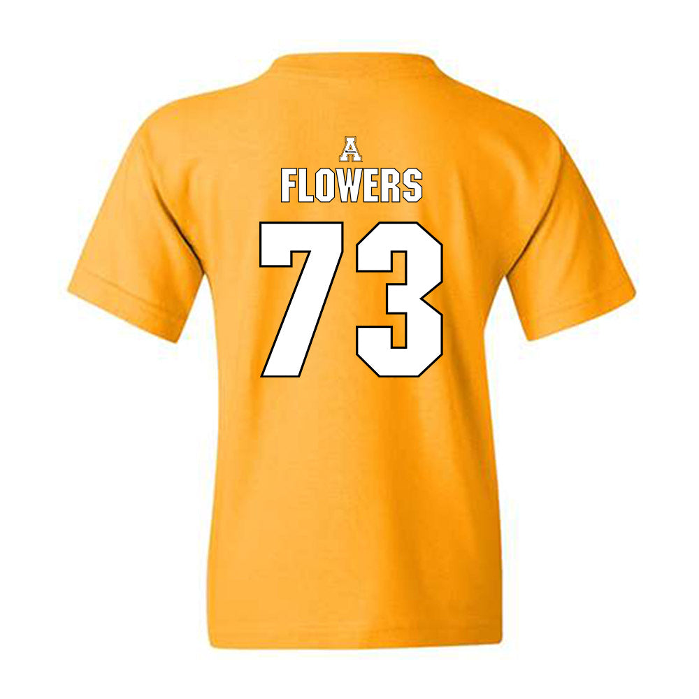App State - NCAA Football : Will Flowers - Replica Shersey Youth T-Shirt-1