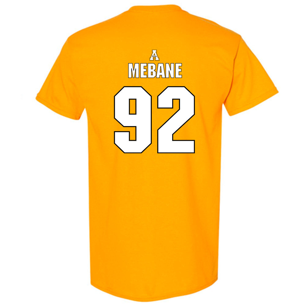 App State - NCAA Football : AJ Mebane - Replica Shersey T-Shirt