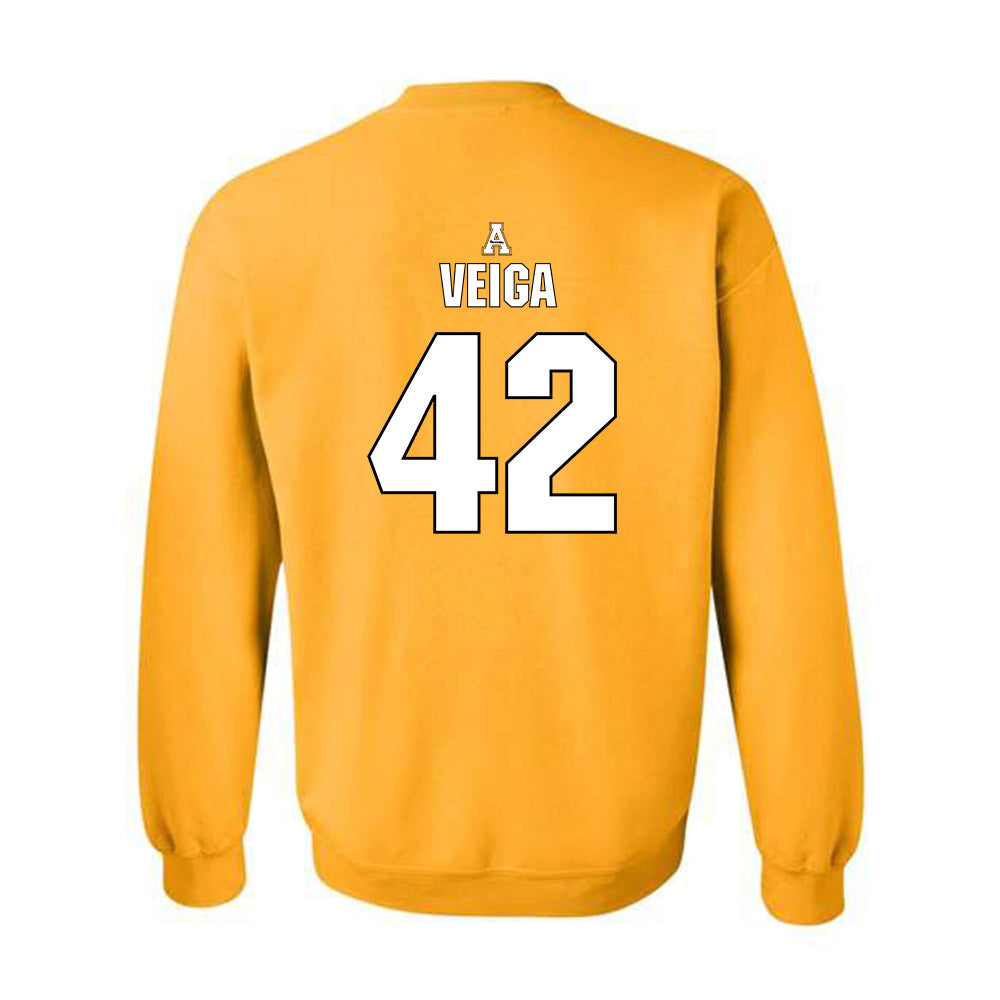 App State - NCAA Football : Braxton Veiga - Replica Shersey Crewneck Sweatshirt