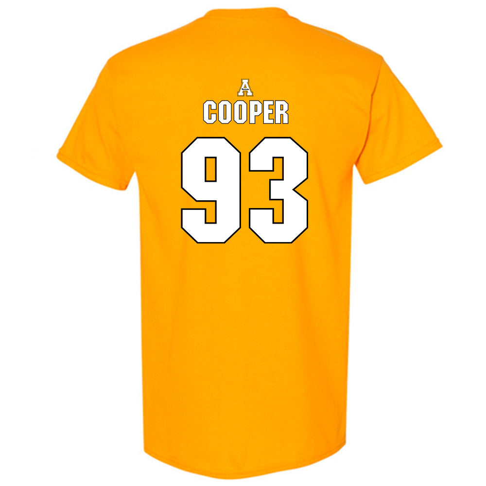 App State - NCAA Football : DeNigel Cooper - Replica Shersey T-Shirt-1