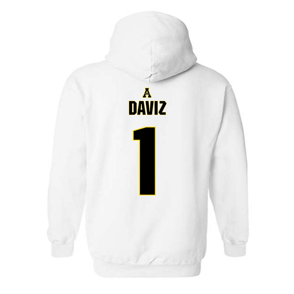 App State - NCAA Women's Volleyball : Meme Daviz - Replica Shersey Hooded Sweatshirt-1