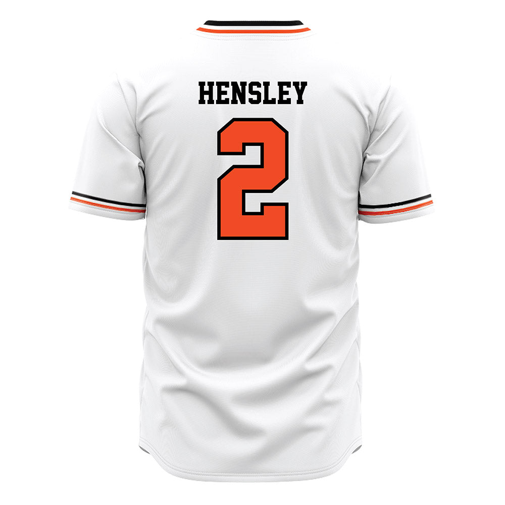 Campbell - NCAA Baseball : Connor Hensley - White Jersey-1