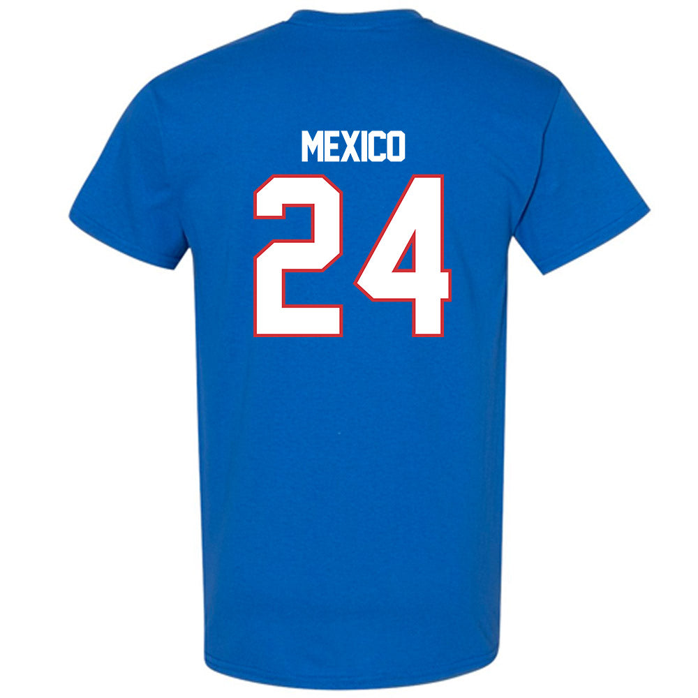 LA Tech - NCAA Baseball : Sebastian Mexico - Replica Shersey T-Shirt-1