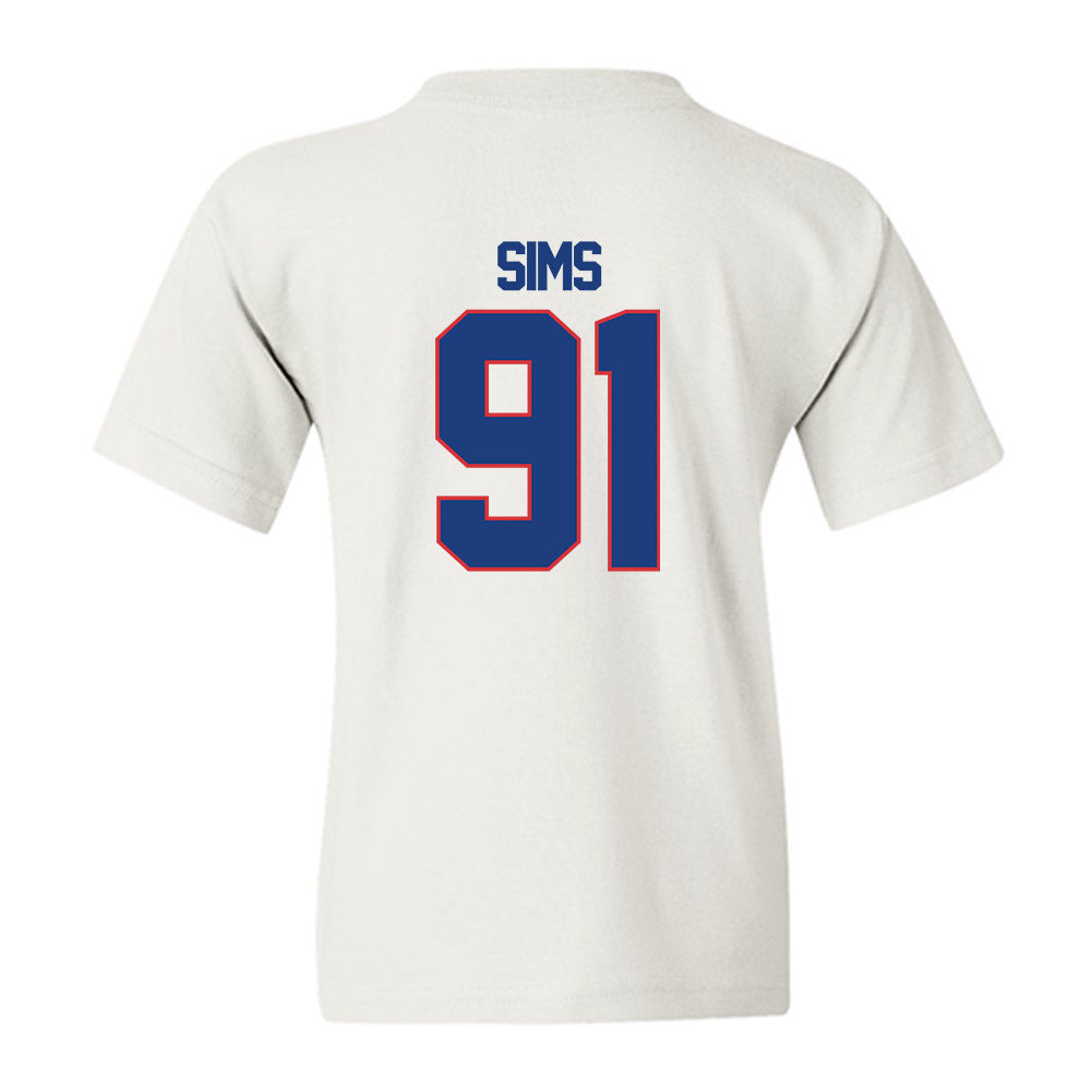 LA Tech - NCAA Football : Caleb Sims - Generic Shersey Youth T-Shirt-1