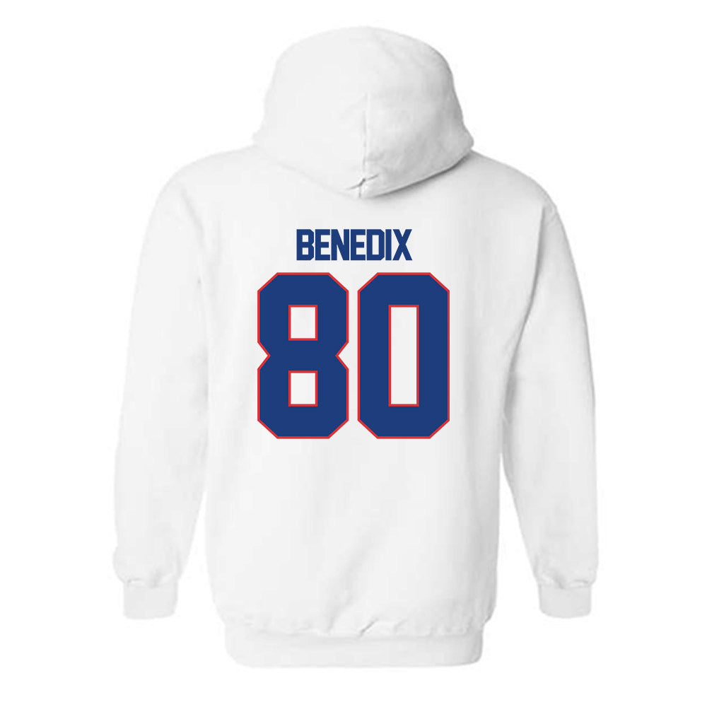 LA Tech - NCAA Football : Dane Benedix - Generic Shersey Hooded Sweatshirt-1