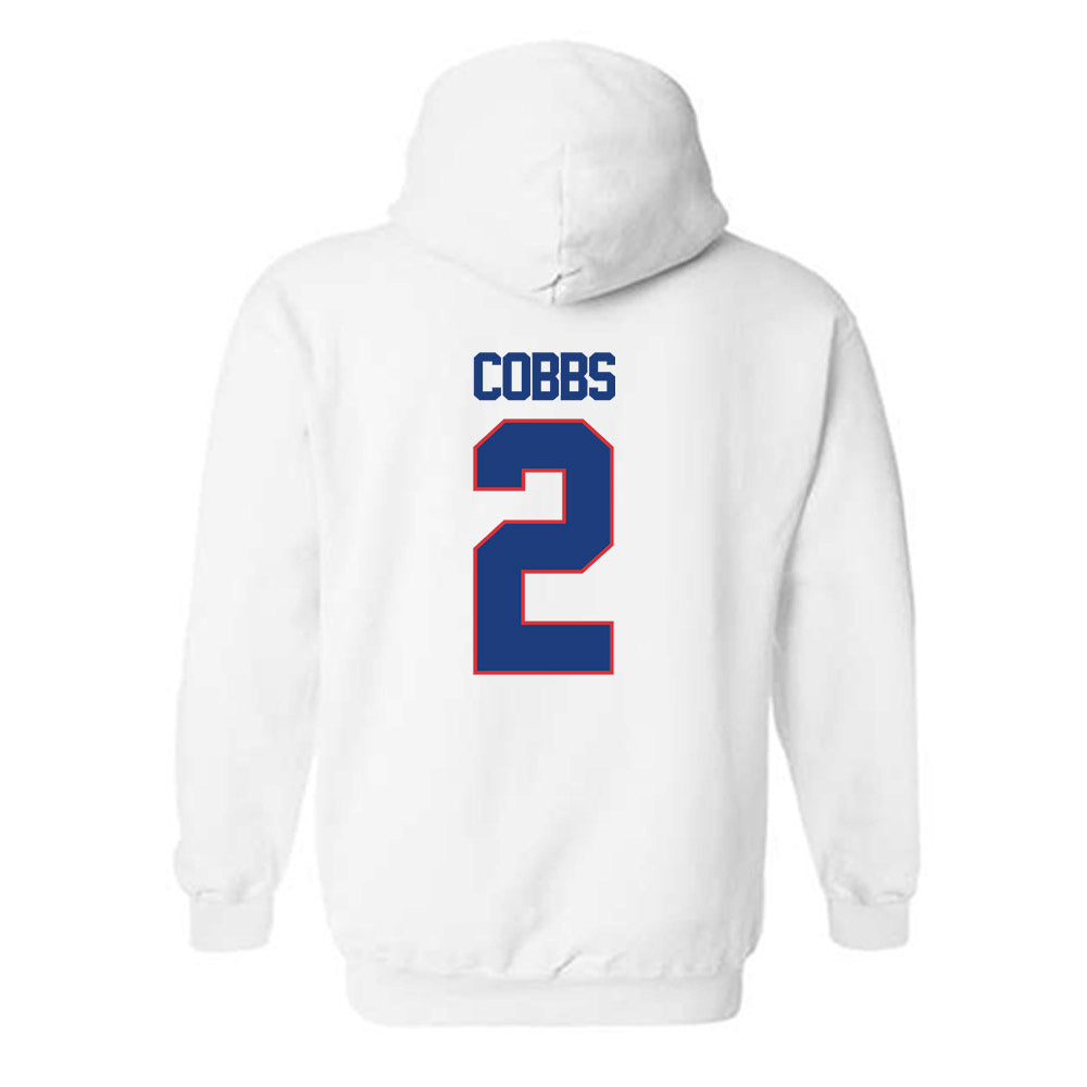 LA Tech - NCAA Football : Josh Cobbs - Generic Shersey Hooded Sweatshirt-1