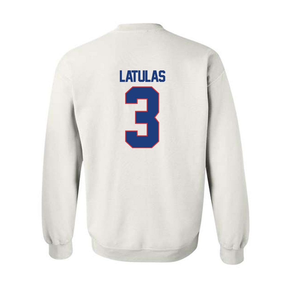 LA Tech - NCAA Football : Dedrick Latulas - Generic Shersey Crewneck Sweatshirt-1