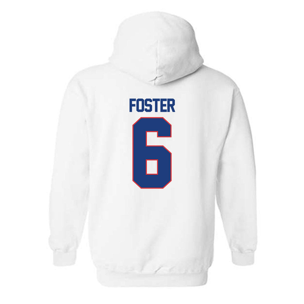 LA Tech - NCAA Football : Jakari Foster - Generic Shersey Hooded Sweatshirt-1