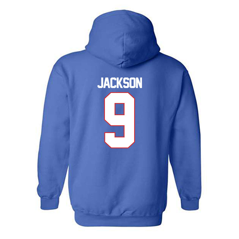 LA Tech - NCAA Football : Marlion Jackson - Generic Shersey Hooded Sweatshirt