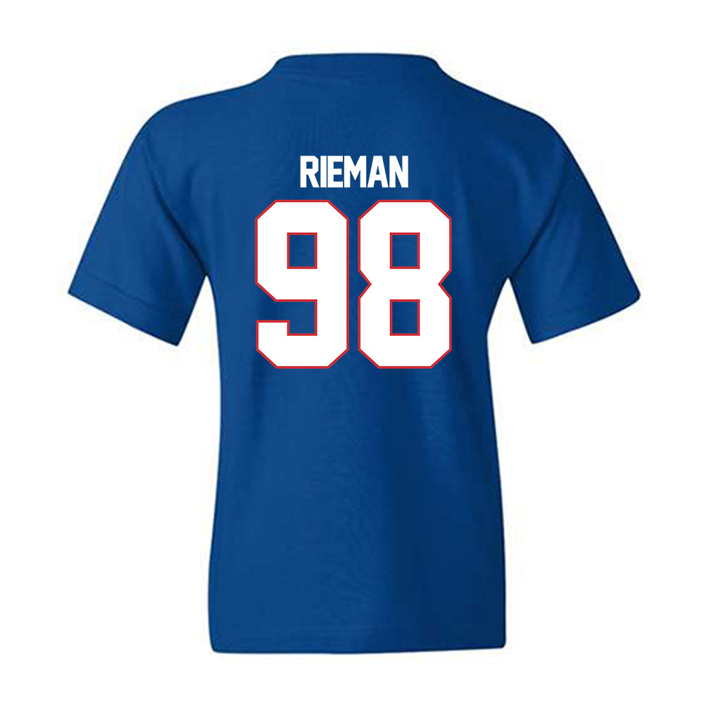 LA Tech - NCAA Football : Donovan Rieman - Generic Shersey Youth T-Shirt-1