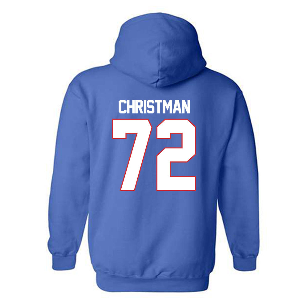 LA Tech - NCAA Football : Hayden Christman - Generic Shersey Hooded Sweatshirt