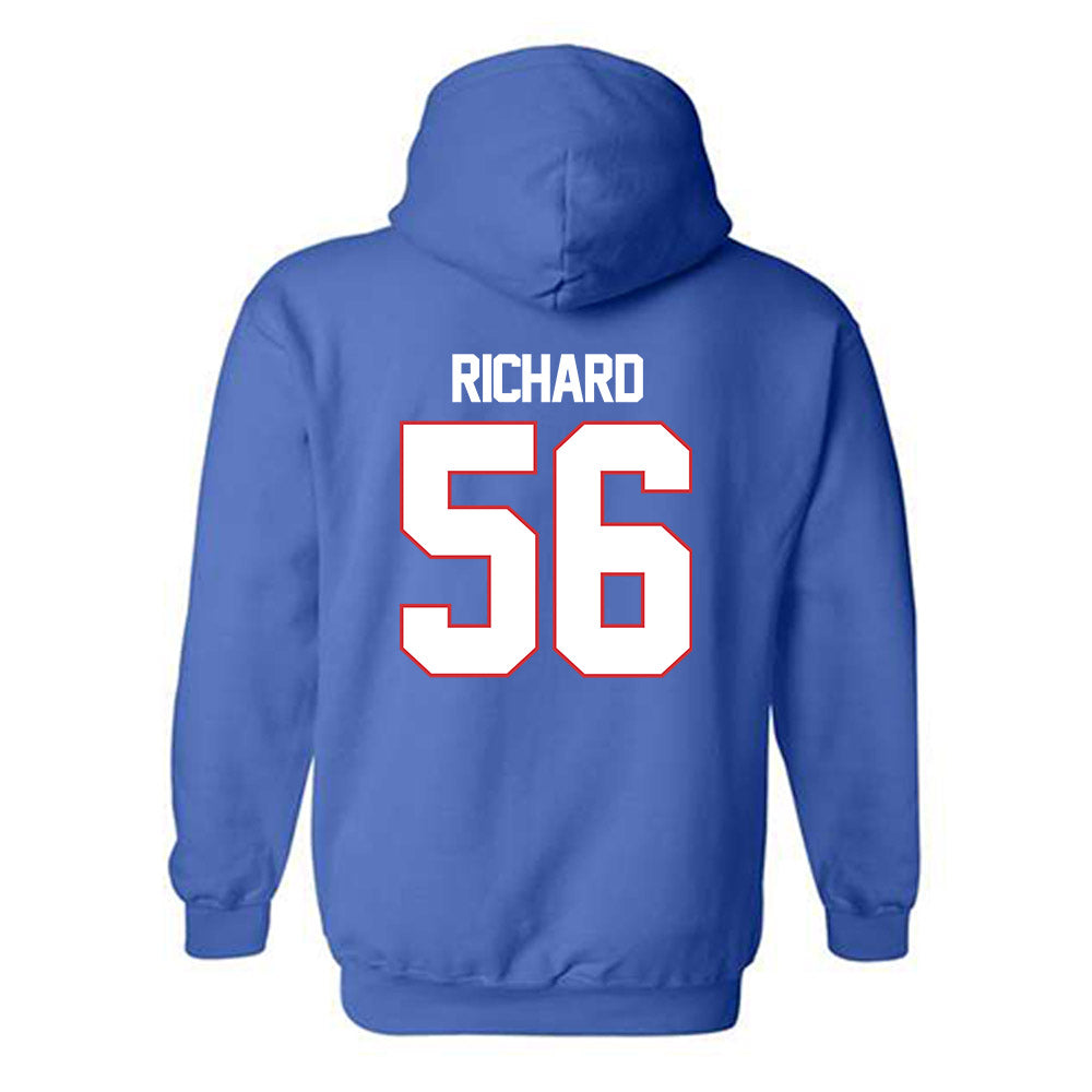 LA Tech - NCAA Football : Andrew Richard - Generic Shersey Hooded Sweatshirt