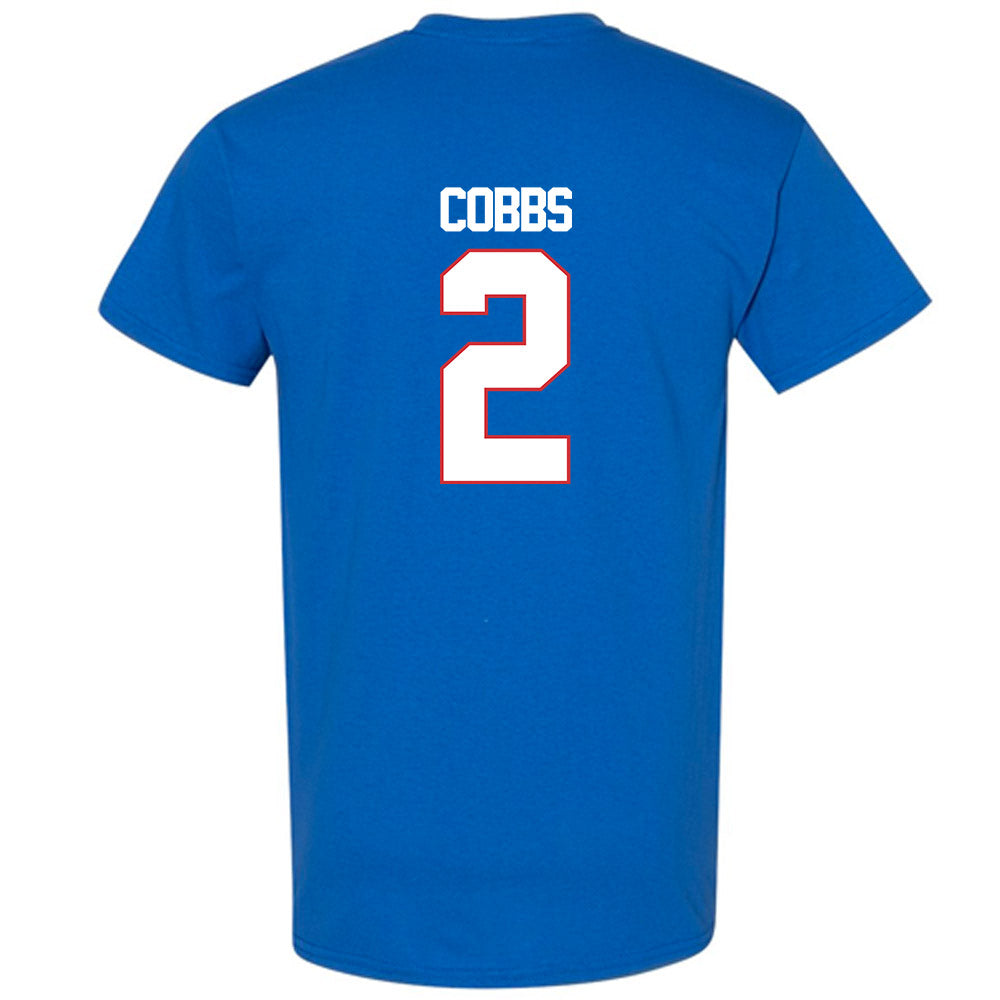 LA Tech - NCAA Football : Josh Cobbs - Generic Shersey T-Shirt-1