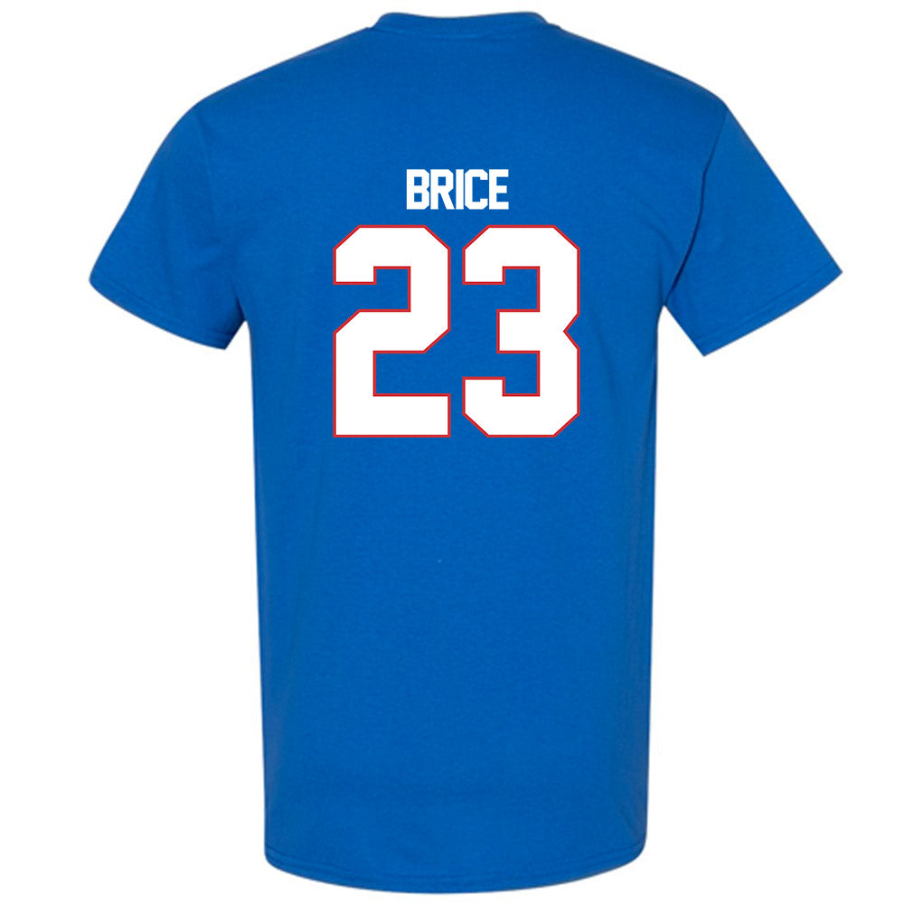 LA Tech - NCAA Football Legends : Kentrell Brice - Generic Shersey T-Shirt-1