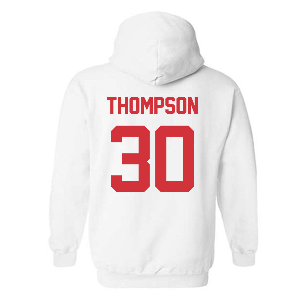LA Tech - NCAA Women's Basketball : Kaleigh Thompson - Generic Shersey Hooded Sweatshirt-1