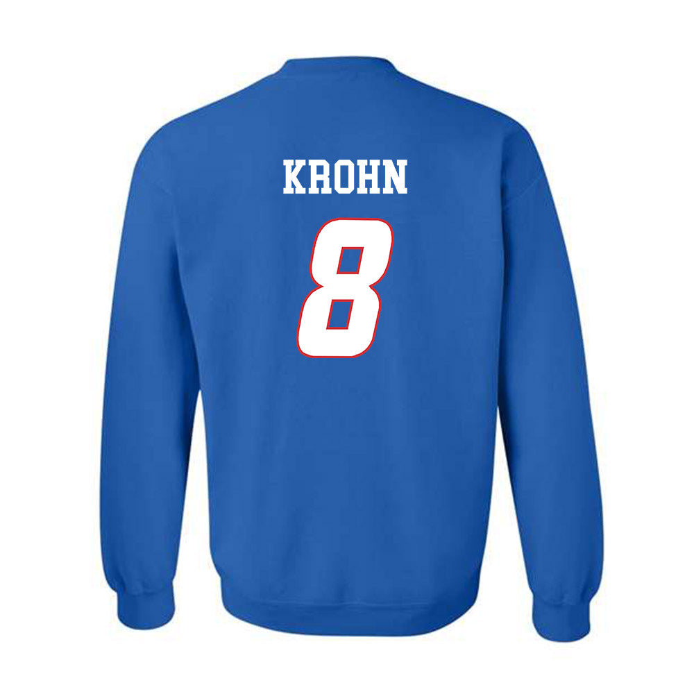 LA Tech - NCAA Women's Volleyball : Grace Krohn - Replica Shersey Crewneck Sweatshirt-1