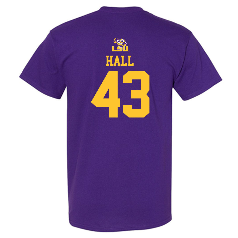 LSU - NCAA Football : Silas Hall - Replica Shersey T-Shirt-1