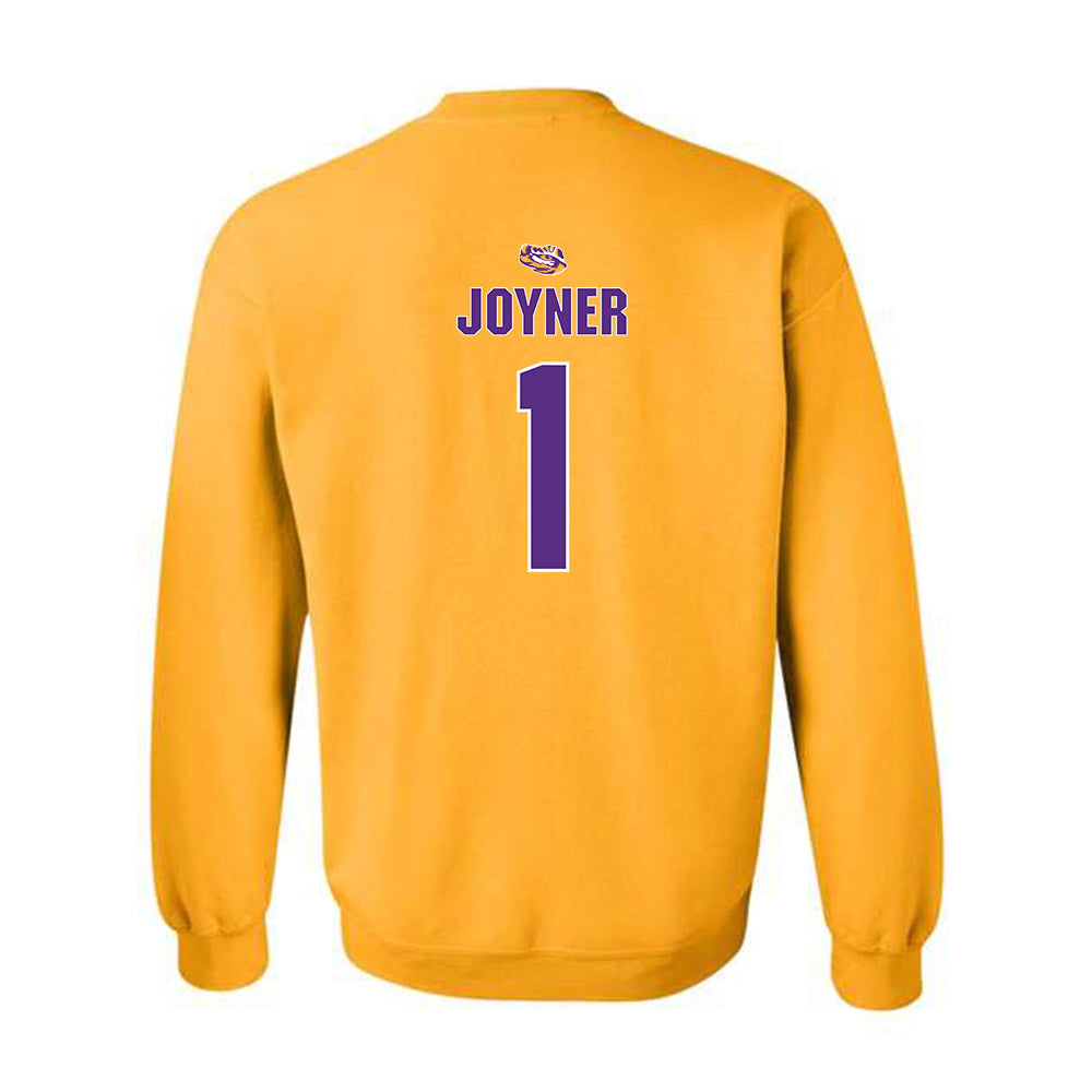 LSU - NCAA Women's Basketball : Amiya Joyner - Replica Shersey Crewneck Sweatshirt-1