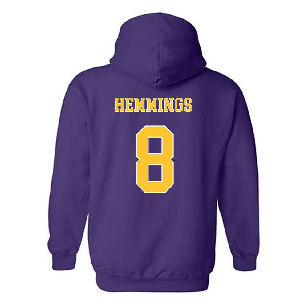 LSU - NCAA Women's Volleyball : Ella Hemmings - Sport Shersey Hooded Sweatshirt