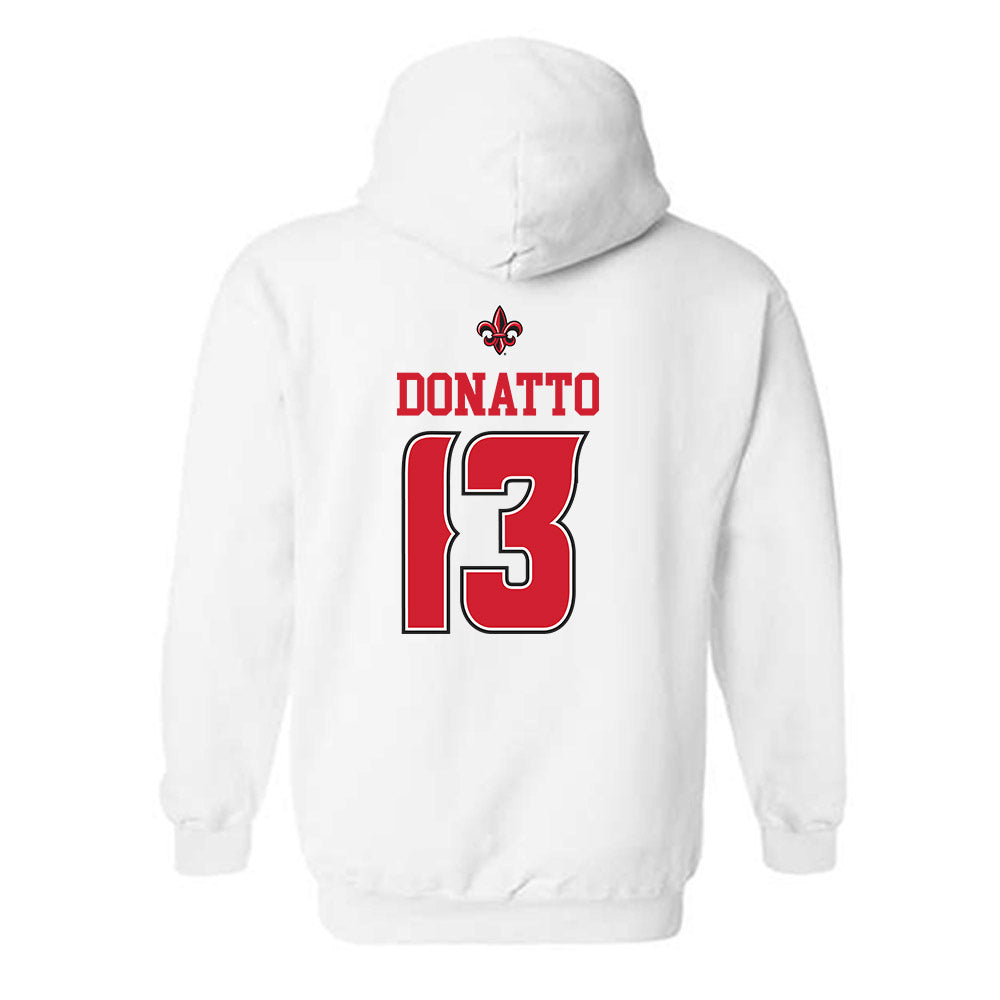 Louisiana - NCAA Baseball : Ahmar Donatto - Sports Shersey Hooded Sweatshirt-1