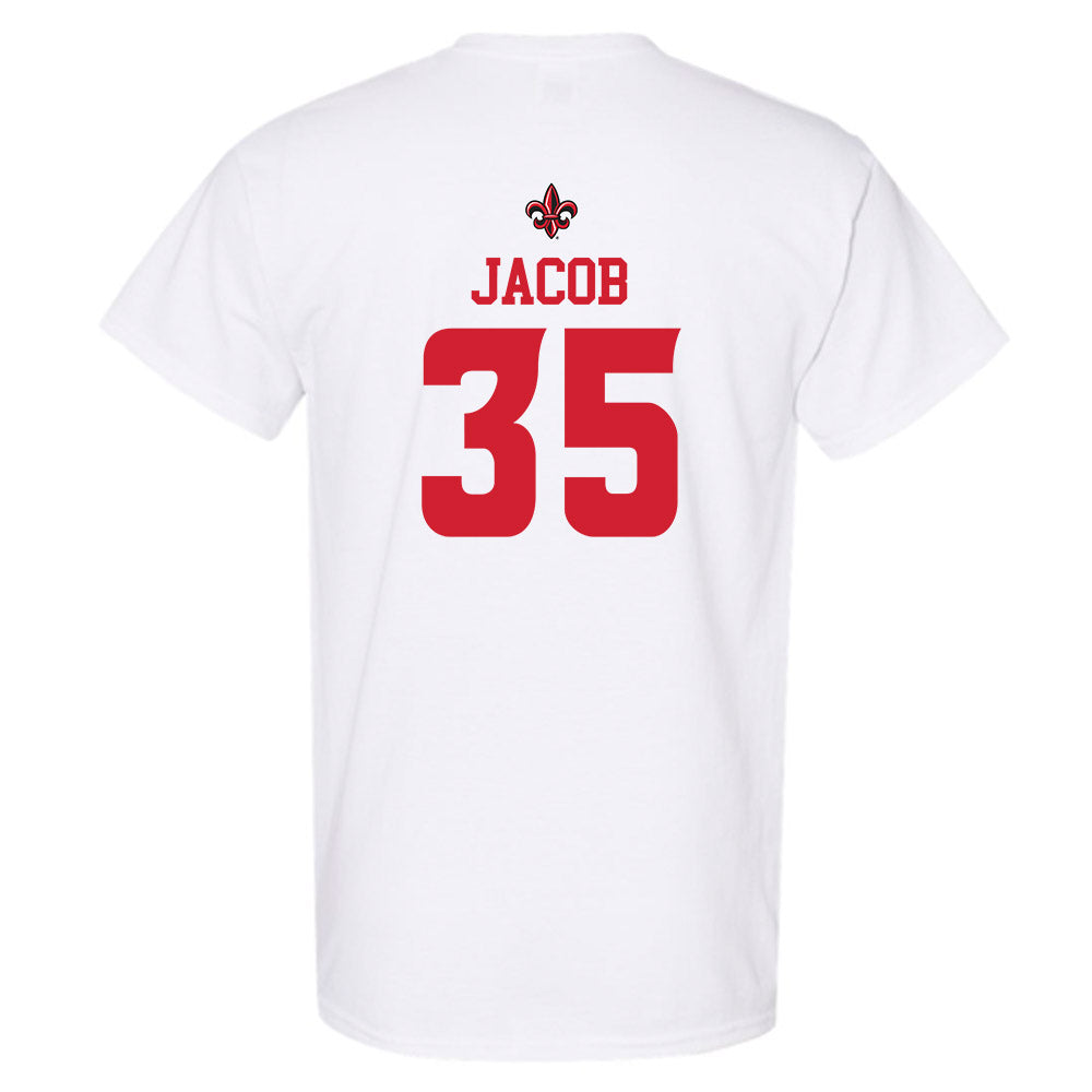 Louisiana - NCAA Football : Collin Jacob - Sports Shersey T-Shirt-1