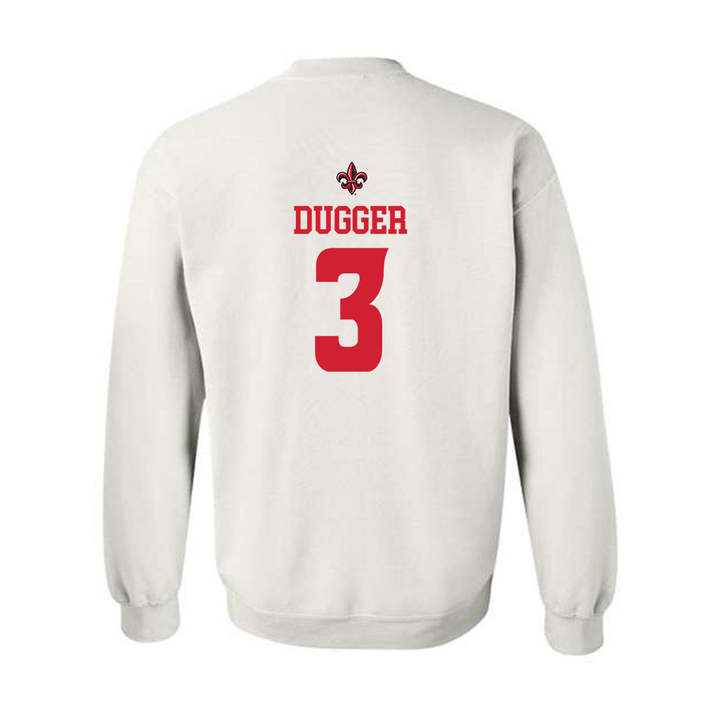 Louisiana - NCAA Football : Jaden Dugger - Sports Shersey Crewneck Sweatshirt-1