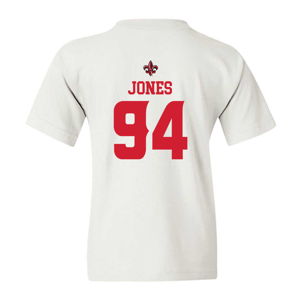 Louisiana - NCAA Football : Timahj Jones - Sports Shersey Youth T-Shirt-1