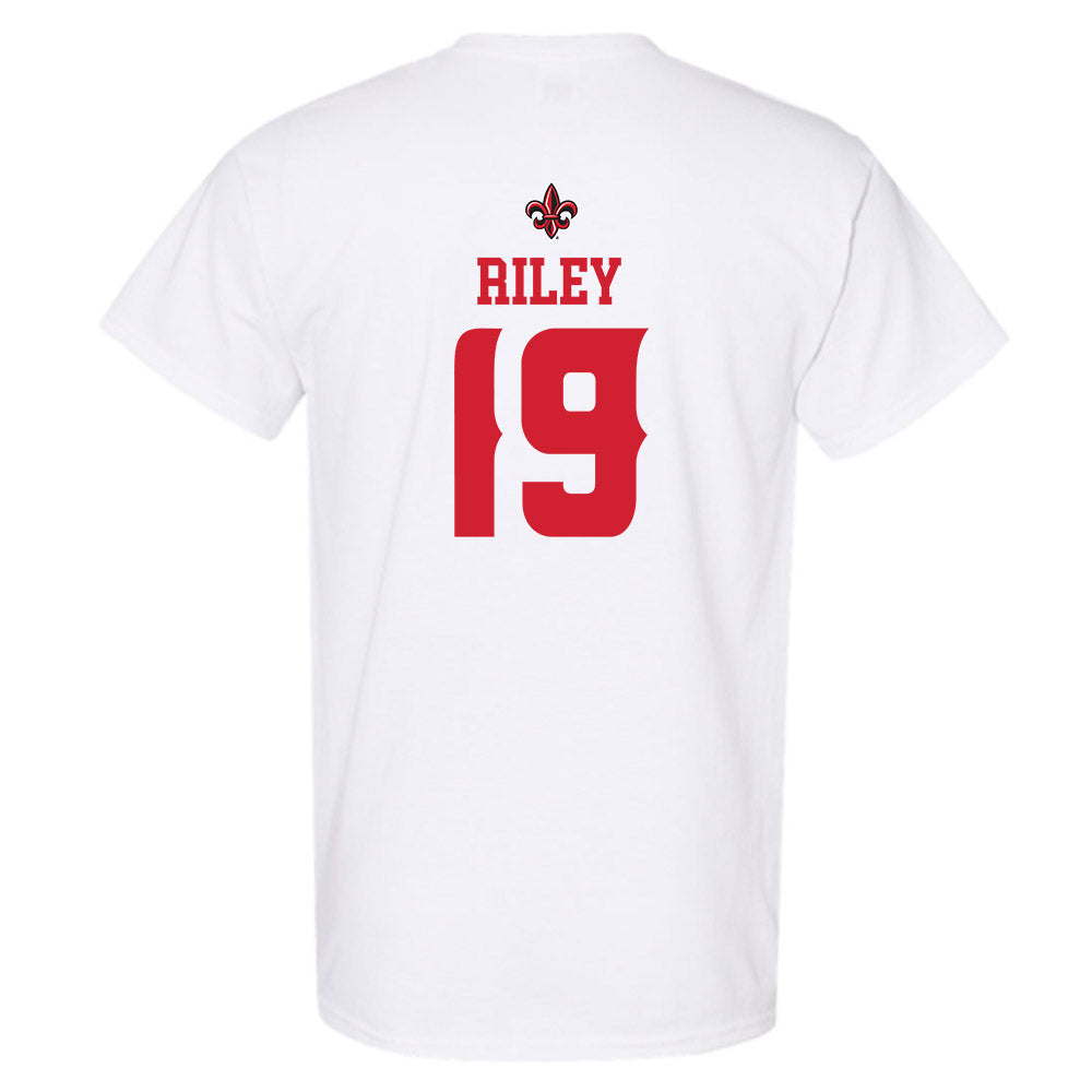 Louisiana - NCAA Football : Cameron Riley - Sports Shersey T-Shirt-1