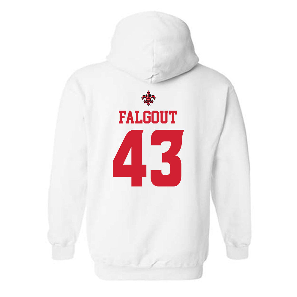 Louisiana - NCAA Football : Aiden Falgout - Sports Shersey Hooded Sweatshirt-1