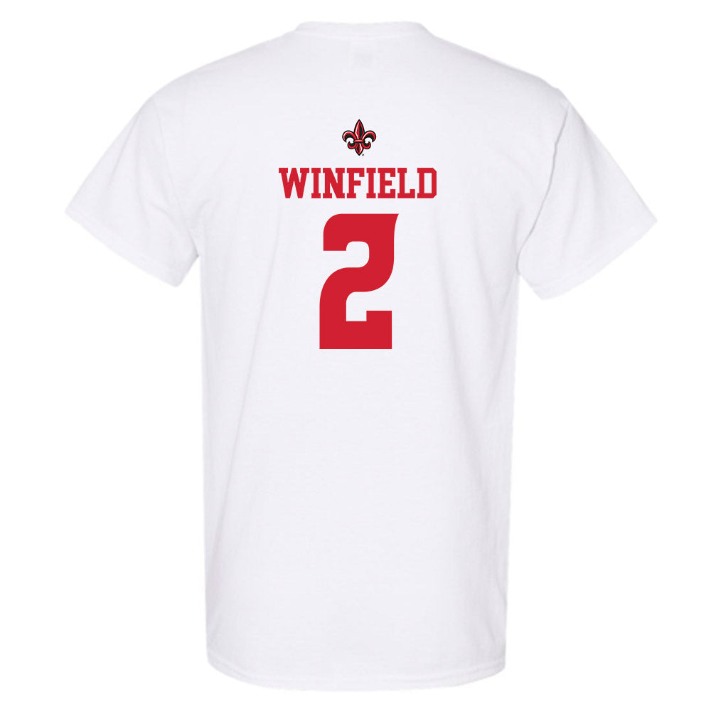 Louisiana - NCAA Football : Lunch Winfield - T-Shirt