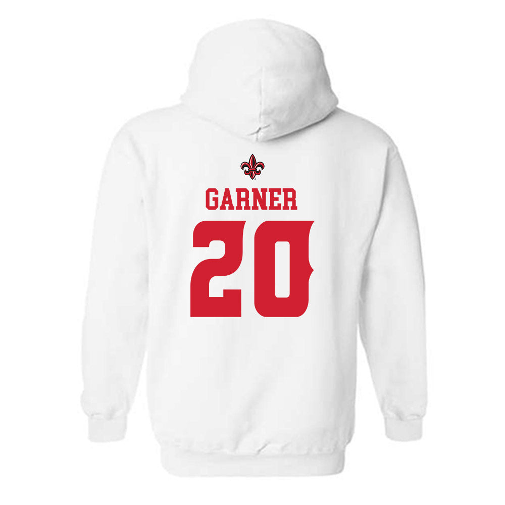 Louisiana - NCAA Football : Jj Garner - Sports Shersey Hooded Sweatshirt-1