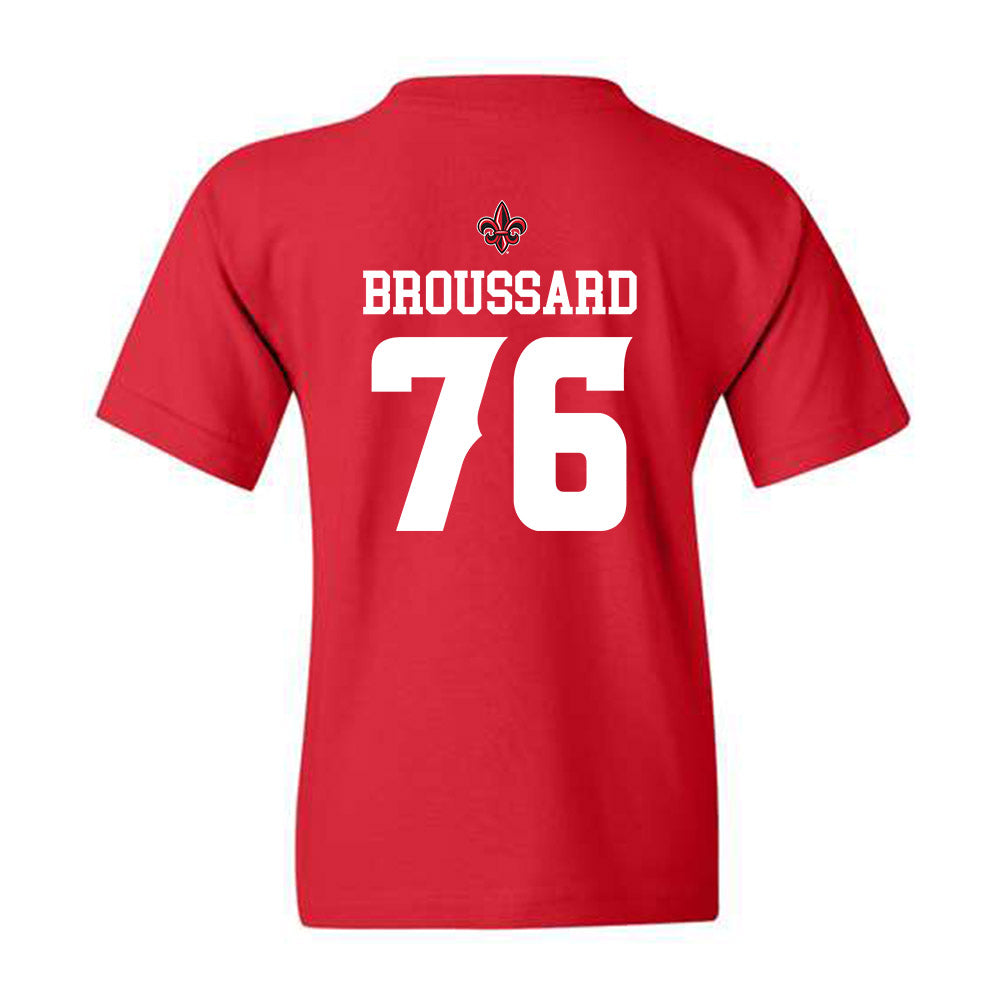 Louisiana - NCAA Football : Matthew Broussard - Youth T-Shirt Replica Shersey
