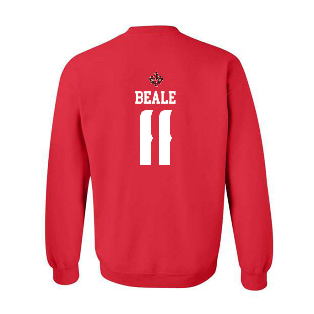 Louisiana - NCAA Football : Daniel Beale - Sports Shersey Crewneck Sweatshirt-1
