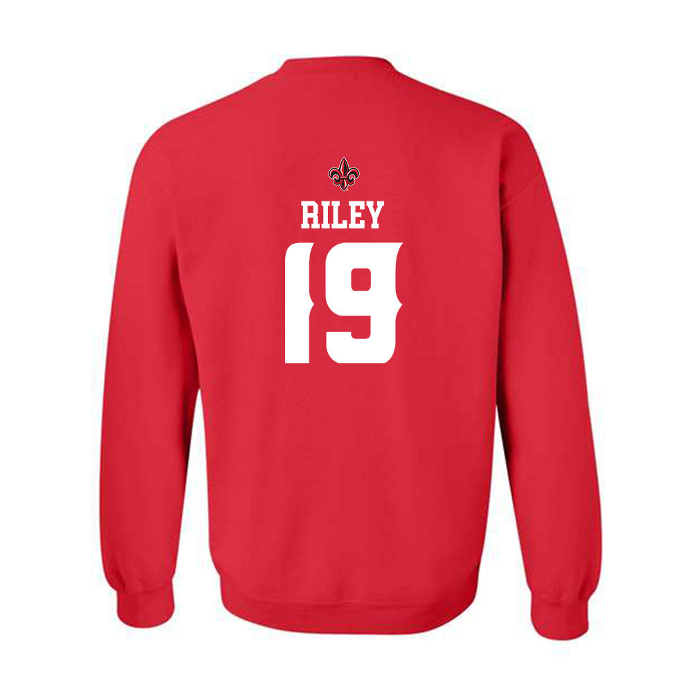 Louisiana - NCAA Football : Cameron Riley - Sports Shersey Crewneck Sweatshirt-1