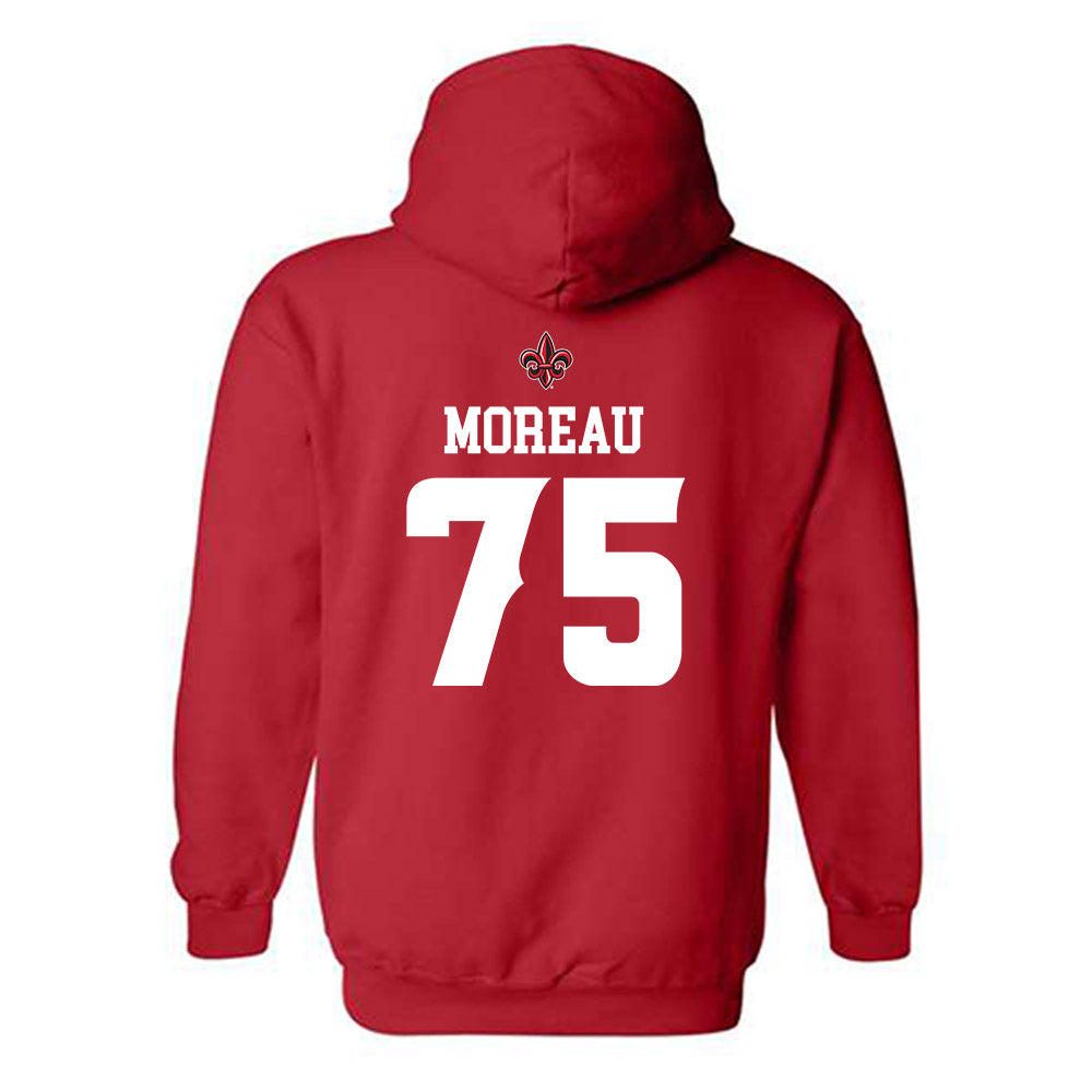 Louisiana - NCAA Football : Kaden Moreau - Sports Shersey Hooded Sweatshirt