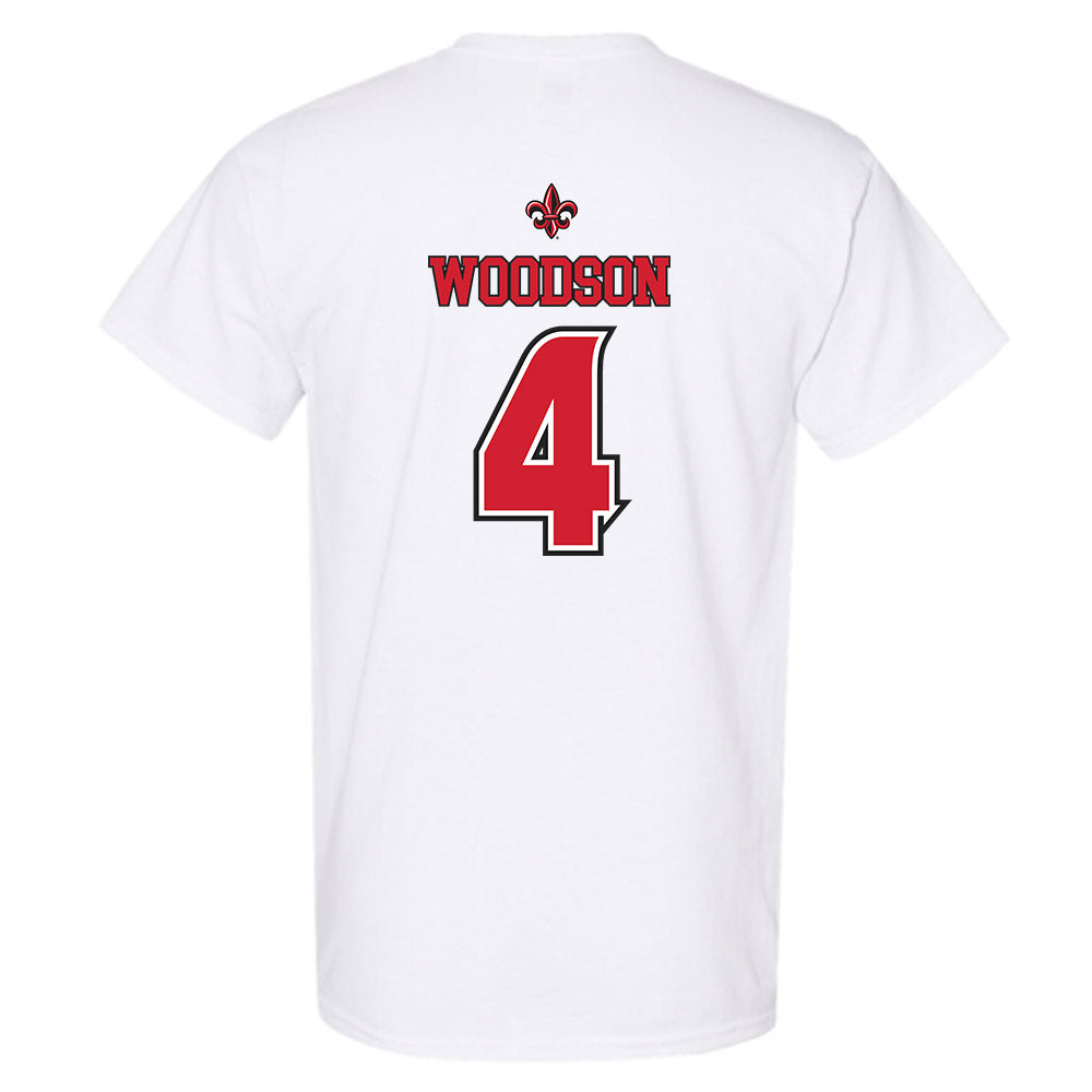 Louisiana - NCAA Men's Basketball : Dariyus Woodson - Replica Shersey T-Shirt-1