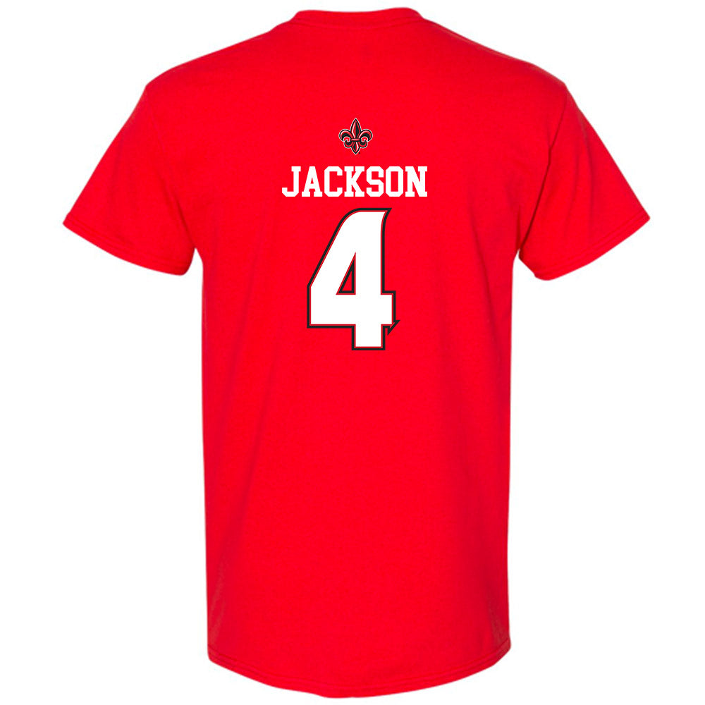 Louisiana - NCAA Women's Basketball : Jazmyne Jackson - Replica Shersey T-Shirt-1