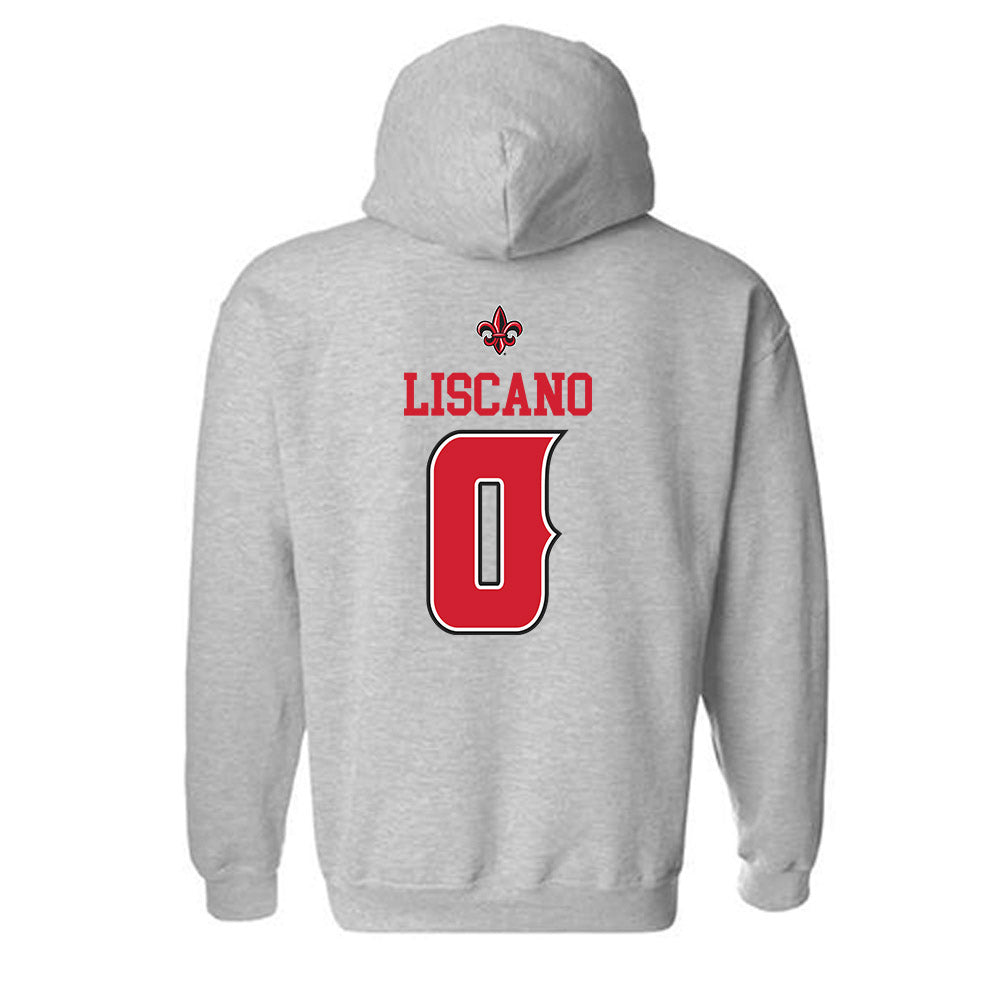 Louisiana - NCAA Softball : Mia Liscano - Replica Shersey Hooded Sweatshirt-1