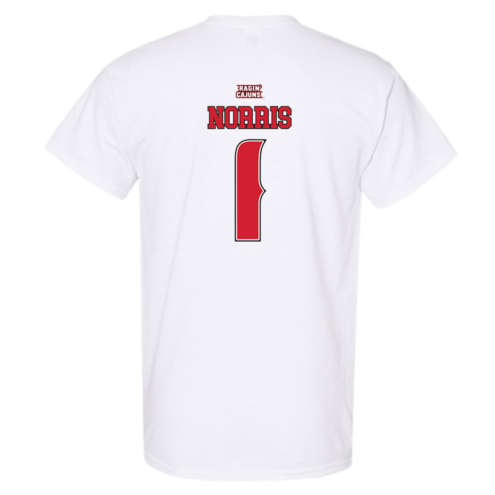 Louisiana - NCAA Women's Basketball : Kahlen Norris - Replica Shersey T-Shirt-1