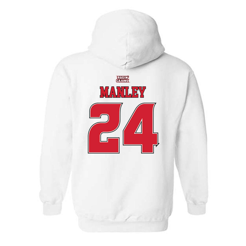 Louisiana - NCAA Women's Basketball : Mikaylah Manley - Replica Shersey Hooded Sweatshirt-1